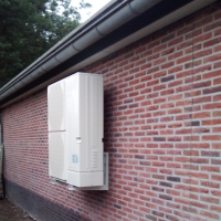 Warmtepomp installatie: Nefit EnviLine A/W SPLIT 14.0 E-T  