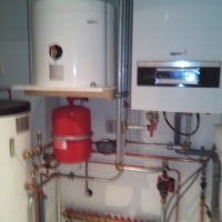 Warmtepomp installatie: Nefit EnviLine A/W SPLIT 14.0 E-T  