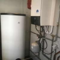 Warmtepomp installatie: Daikin Altherma III  A/W SPLIT EHBX08D6V met Flamco Duo HLS 500 boiler