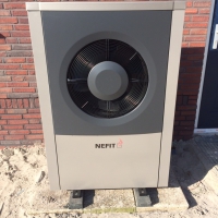 Warmtepomp installatie: Nefit EnviLine A/W Monoblock 9.0 E-S  
